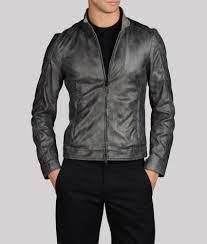 Armani Collezioni Official Online Store Men Leather Jacket Leather Jacket Leather Jacket Men Jackets