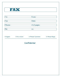 Printable fax cover letter templates using microsoft word. Free Printable Confidential Fax Cover Sheet Template