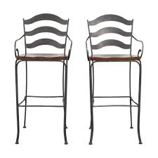 74 Off Ethan Allen Ethan Allen Legacy Russet Bar Stools Chairs