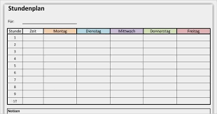 Genial Stundenplan Vorlage Online Abbildung In 2020 Stundenplan Vorlage Vorlagen Stundenplan