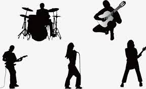 Band Sketch Black And White Png And Vector With Transparent Background For Free Download Music Art Silhouette Art
