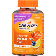One A Day Women S Vitacraves Multivitamin Gummies Supplement With Vitamins A C E B6 B12 Calcium And Vitamin D 150 Ct Walmart Com Multivitamin Good Vitamins For Women Vitamins