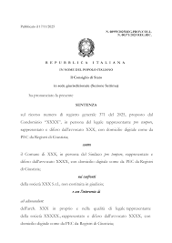 ha pronunciato la presente sul ricorso numero di registro generale ...