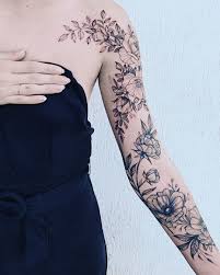Half Sleeve Bird And Flower Tattoo Anna Bravo Sleeve Tattoos For Women Sleeve Tattoos Tattoos For Women Half Sleeve