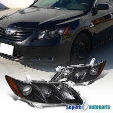 The video above shows you to replace the headlight in your 2009 toyota camry. Used For 2007 2009 Toyota Camry Projector Headlights Black W Amber Reflector 2018 2019 Is In Stock And For Sale Mycarboard Com