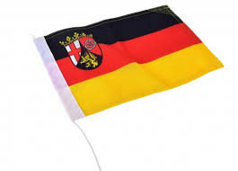 Denomination in german marks, printed in photogravure. Flagge Rheinland Pfalz Mit Wappen Nur 9 95 Jetzt Kaufen Svb