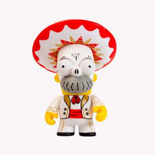I Just Peed A Little Kidrobot X Simpsons Homer Day Of The Dead Mariachi 6 Inch Kidrobot Vinyl Art Toys Art Toy Vinyl Figures