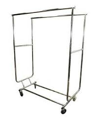 It has double bars which are extendable and made from durable stainless steel. Racks Fixtures Double Bar Rack