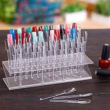 64 Clear Acrylic Gel Nail Tip Sticks Display Pro Salon Nail Art Sample Swatches Holder Rack Click Image To Review More Gel Nail Tips Acrylic Gel Gel Nails