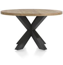Custom lengths and sizes available upon request. Habufa Metalox Detroit Round Tables