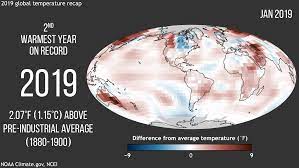 2019 Was 2nd Hottest Year On Record For Earth Say Noaa Nasa The Worlds Five Warmest Years Have All Occurred S Noaa Planetary Science Impact Of Global Warming