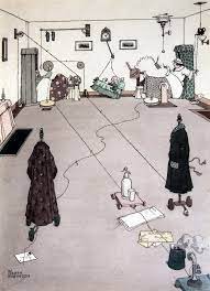Absurdity And Wonder Heath Robinson At Home 1843 Heath Robinson Underground Comic Illustrators