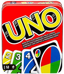 It sparked an idea to use the uno cards as part of my son's first birthday party. Amazon Com Uno Family Card Game With 112 Cards In A Sturdy Storage Tin Travel Friendly Makes A Great Gift For 7 Year Olds And Up Amazon Exclusive Toys Games