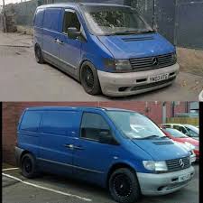 Mercedes Vito Lowered Simple Stance Van Camper Lowlife Tinyhouse