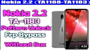 Here we will share the guide on how to bypass the frp lock on your nokia 2.2. Nokia 2 2 Android 10 Q Google Frp Lock Bypass 2020 Nokia Ta 1183 Ta 1179 Ta 1191 Ta 1188 Frp Unlock For Gsm
