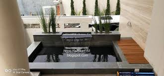 Tukang Kolam Koi Minimalis Di Sidoarjo Jawa Timur Kolam Ikan Kolam Kolam Halaman Belakang