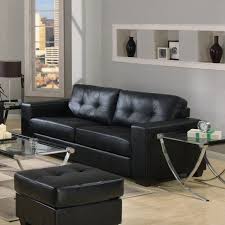 Natural textures including a brown leather sofa enliven this living room by utah based interior design firm, studio mcgee. Black And Grey Living Room Ideas Gray Wall Color Black Leather Furniture Beige Carpet Black Living Room Living Room Grey Grey Walls Living Room