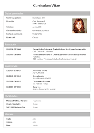 ¿cómo elegir la mejor de las plantillas? Crear Un Curriculum Vitae Descarga Tu Cv En Tres Pasos Cv Wizard