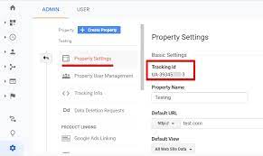 Select an account from the menu in the account column. How To Find Your Google Analytics Property Tracking Id