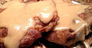 Juicy and tender pork chops dinner made in 20 mins! South Your Mouth Fried Pork Chops And Country Gravy