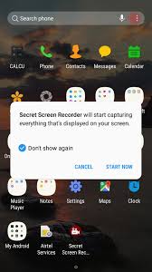 Free screen recorder with audio, record in high quality for apps and games. Secret Spy Screen Recorder For Android Apk Download