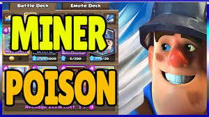 These sneaky shovelers burrow underground, pass beneath walls and pop up right next to their targets. Clash Royale Deck Guide Miner Poison Deck For Arena 8 Clash Royale Ladder Control Deck