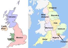 O mapa do reino unido é peculiar. 20 Mapas Que Te Haran Ver El Reino Unido De Una Forma Diferente Bristolenos Com
