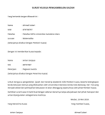 Surat kuasa pengambilan ijazah s1. Contoh Surat Kuasa Pengambilan Ijazah Download Suratresmi Com