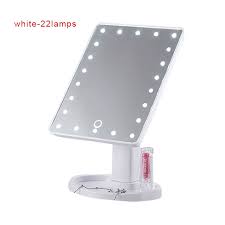 Intelligent Adjustable Brightness 16 Lamps/22 Lamps LED Illuminated 10x  Makeup Mirror MH88|Makeup Mirrors| - AliExpress