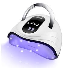 Amazon Com Sunrich Uv Gel Nail Lamp 120w Led Nail Light Fast Nail Dryer For Gel Polish Curing With 4 Timers Portable Handle Large Space Automatic Sensor Beauty