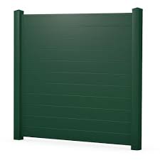Moosgrun Ecoline Sichtschutzzaun Kunststoff Grun Ecoline Element 180 Dicht