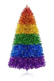 Home Depot Is Selling A Rainbow Colored Christmas Tree Because Why Settle For Plain Green Home Depot Christmas Decorations Colorful Christmas Tree Rainbow Christmas Tree