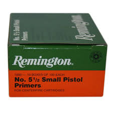 Remington Primers # 5-1/2 Small Pistol (1,000) - Precision Reloading