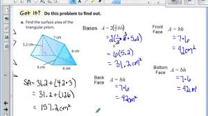 Unit 11 test volume and surface area answer key. Lesson 4 Surface Area Of Triangular Prisms Answer Key Lesson 4 Surface Area Of Triangular Prisms