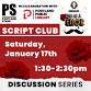 Script Club – LEND ME A TENOR