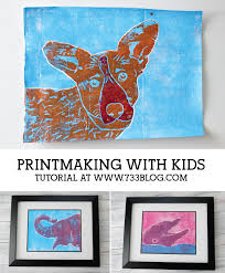 Printmaking With Kids Inspiration Made Simple Printmaking With Kids Inspiration Made Simple Inspiration Art Lessons Easy Art Projects Elementary Art