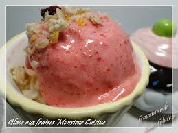 Gourmande Sans Gluten Glace Aux Fraises Avec Monsieur Cuisine Ou Framboises Myrtilles