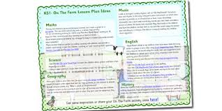 They are courtesy of other teachers. Farm Lesson Plan Ideas Ks1 Teacher Made