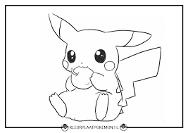 Kleurplaat voor volwassenen makkelijk | kleurplaat bekijk alle verschillende opties op de website nu! 60 Pikachu Kleurplaten Kleurplaat Pokemon