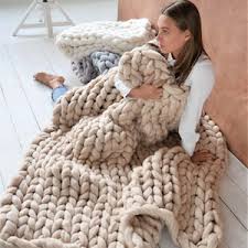 Maybe you would like to learn more about one of these? Chunky Knit Blanket Giant Knit Blanket Merino Wool Blanket Etsy