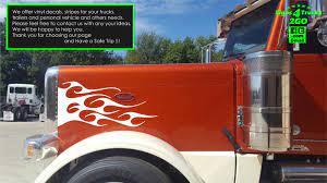 Check spelling or type a new query. For 1set 2pcs Bf 3 Flame Decals Classic Hood 4 Semi Truck Big Rigs Peterbilt Kw Graphic Car Styling Car Stickers Aliexpress