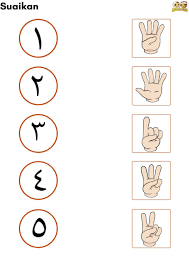 Nombor 1 hingga 100 dalam bahasa melayu. Arabic Activity