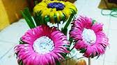 Kali ini saya membuat bunga matahari dari sedotan. Bunga Matahari Dari Sedotan Sun Flower Diy Straw Flower Youtube