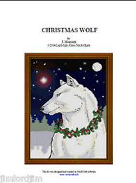 Details About Christmas Wolf Cross Stitch Chart