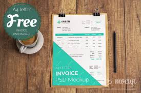 Showcase your designs like a graphic design pro by a. Free Invoice Psd Mockup Template On Behance