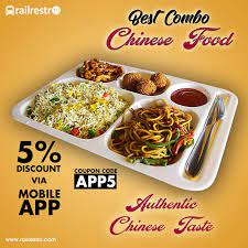 Order Best Chinese Combo Meal On Train Via Railrestro App And Get 5 Discount Benefits Immediately Use Coupon Code App5 Disco Food Order Food Food Coupon