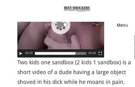 I also smurf sometimes to try new things and meet new friends! Two Kids One Sandbox 2 Kids1 Sandbox Is A Short Video Of A Dude Having A Large Object Shoved In His Dick While He Moans In Pain Ifunny