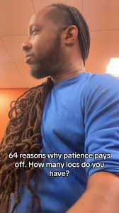 64 Beautiful Locs: A Journey of Patience and Care