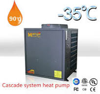 90 Degree Air to Water Heat Pump High Temp Hot Water Use in Chemical  Factory, Europe Energy Labels