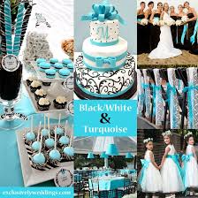 Black White And Turquoise Wedding Jpg 808 808 Pixels Turquoise Wedding Wedding Colors Black White Wedding